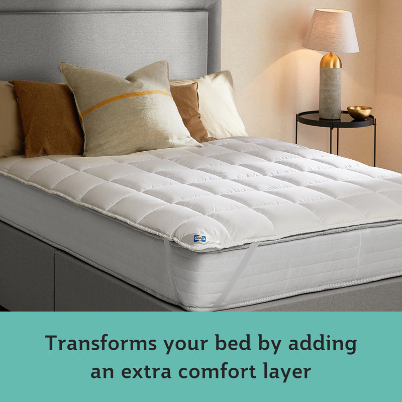 Sealy Anti-Allergy Mattress Topper, Double (4'6)