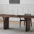 Walnut rectangular dining table-106905180