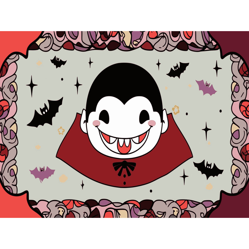 Tapis Holiday Holiday Aisle® lavable Halloween, Rectangle 3 pi x 5 pi
