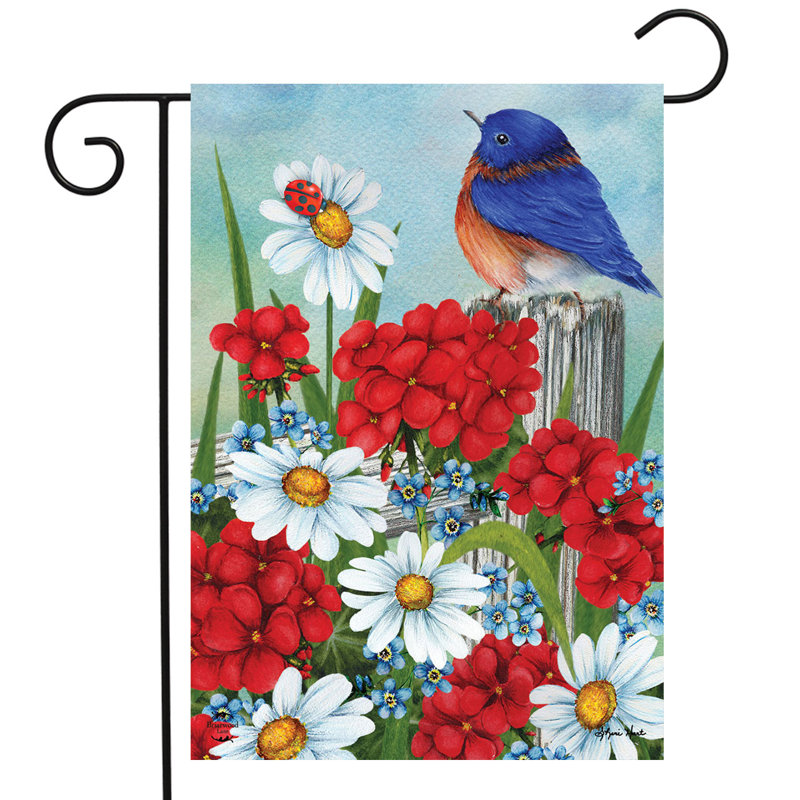Drapeau de printemps pour le jardin