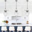 Luminaire suspendu en verre pour îlot de cuisine pour salle à manger, vestibule, évier et coin-repas-728185488