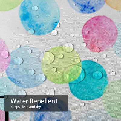 Abstrait beau rideau de douche artistique avec 12 crochets