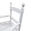 Chaise berçante blanche S - Intérieur ou extérieur - Convient aux enfants - Durable-306972753