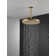 Rain Fixed Shower Head with H2Okinetic Technology, 2.5 GPM