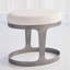Oslo Stool-Iron w/Muslin Cushion-43397497