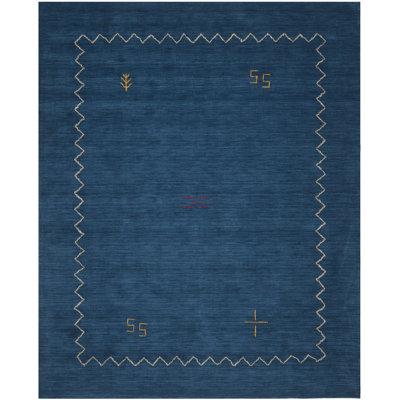 Danforth Hand-Woven Flatweave Wool Area Rug