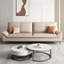 Canapé-coussin gris en cuir véritable standard-18324118