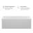 60" x 32" Rectangluar Alcove / Tile In Soaking Acrylic Bathtub with Drain