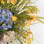 Ornement de 24 po avec guirlande de fleurs en guirlande de fleurs avec panier en osier tissé et nœud décoratif-786477693