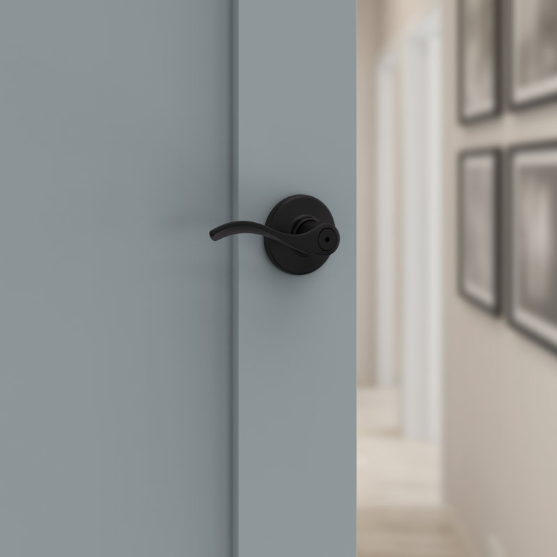 Balboa Bed/Bath Lever, Matte Black