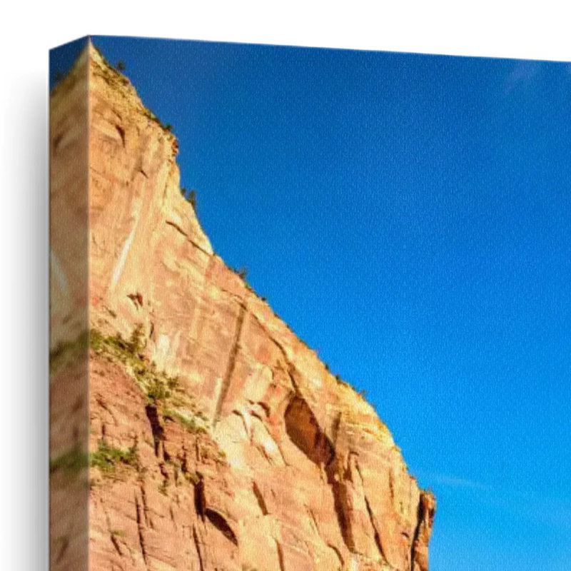 Journée ensoleillée à Angels Landing, H 30 po x l 45 po, Toile tendue