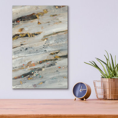 Art mural en verre Wrought Studio ™ «Lots Of Layers 2» par Albena Hristova