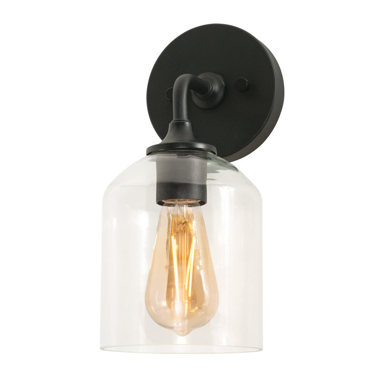 Raissa Armed Sconce, Black