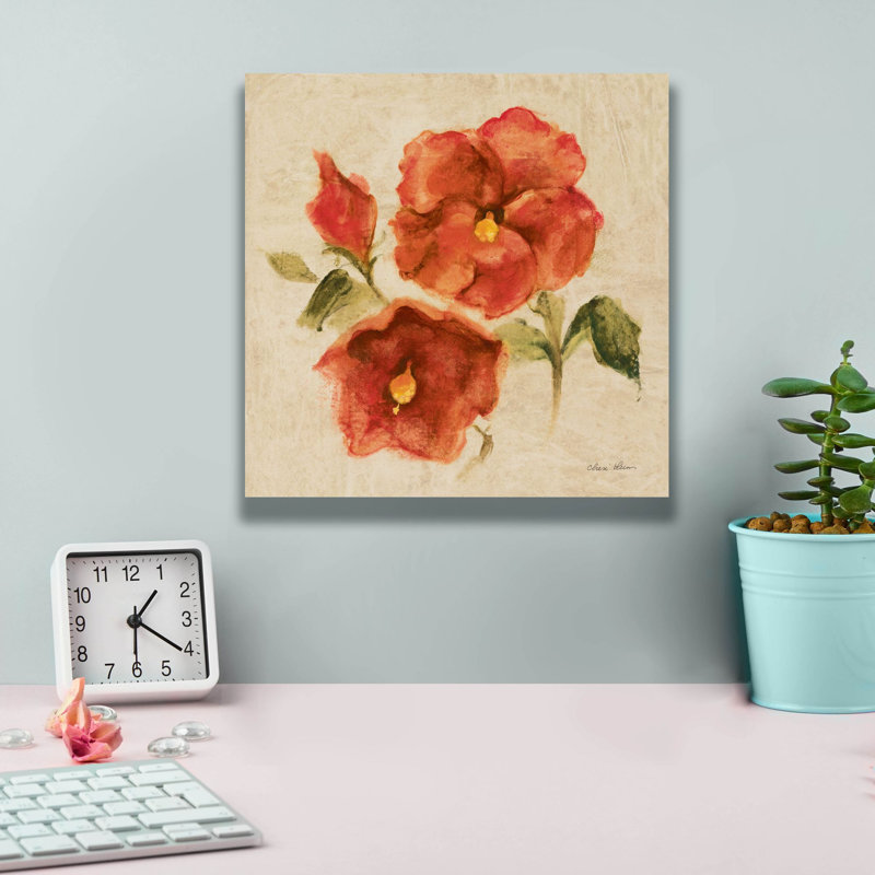 «Bright Tropics 3» par Cheri Blum, art mural sur toile, H 12 po x l 12 po x P 0,75 po