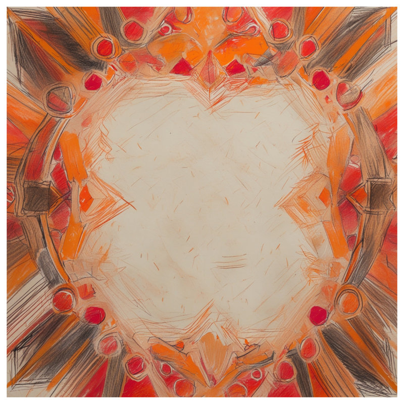 Abstract Circular Shapes Shower Curtains Extra Long, L 70 po x H 84 po