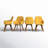 Aroya Linen Swivel Dining Armchair(Set of 4)-37668368
