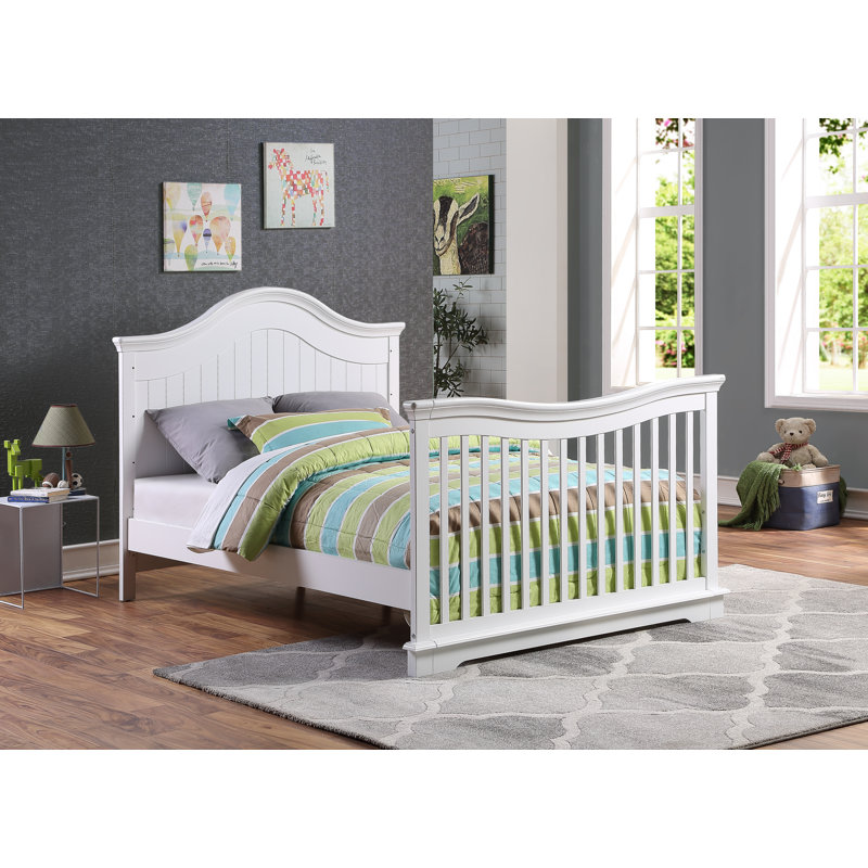 Lit de bébé convertible 4-en-1 Reuben, Blanc