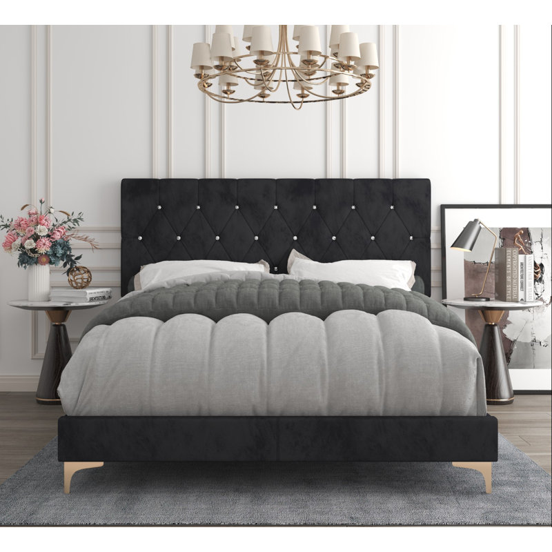 Upholstered Bed, Double (4'6)