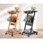 Hairdresser Utility Cart Salon Trolley With Pegboard-113457401