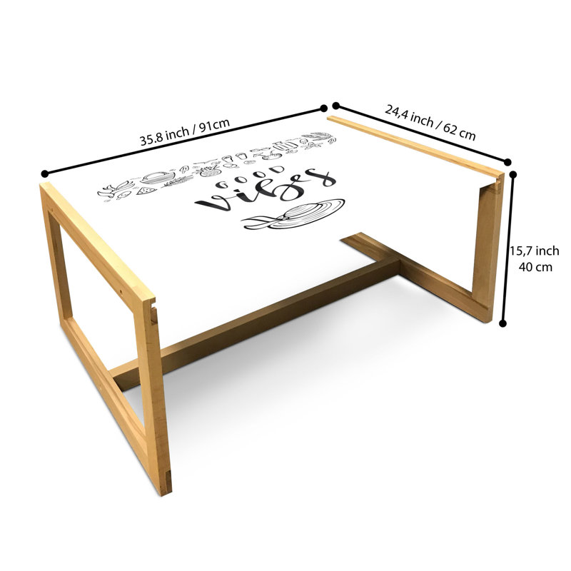 Jailani Sled Coffee Table, 90cm H x 62cm W x 40cm D
