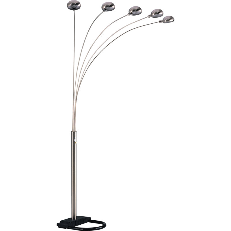 Lampe sur pied à branches 84 po Kashema, Argent, Argenté