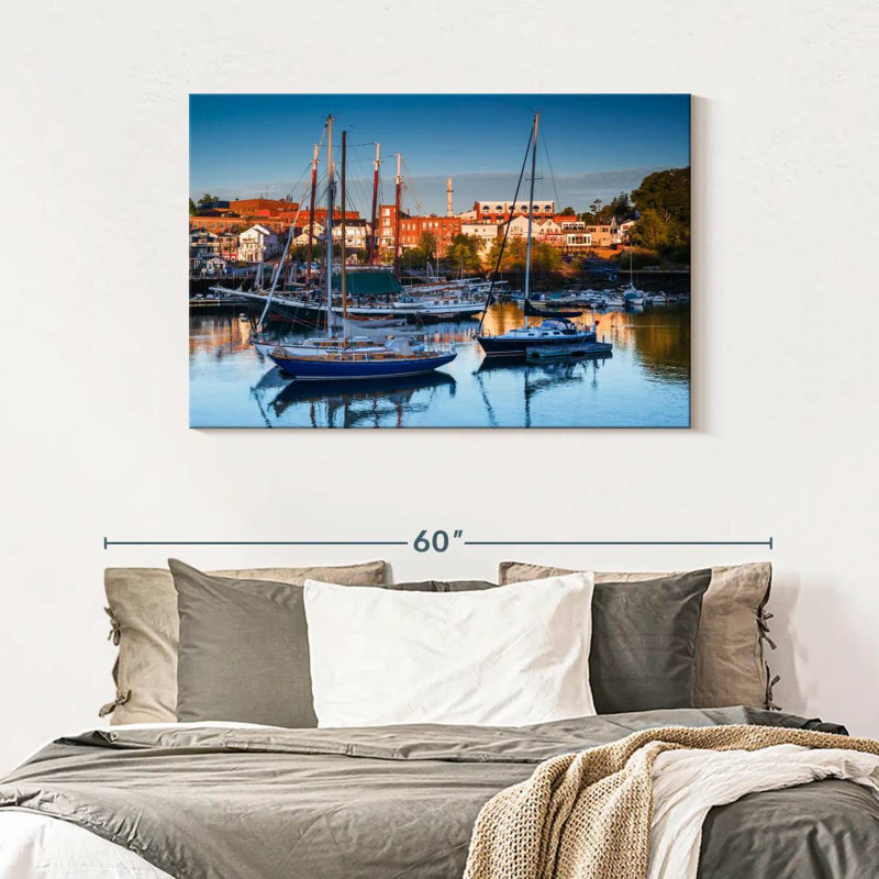 Camden Harbor Maine, 30" H x 45" W