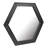 Alfret Wood Flat Wall Mirror-52157276