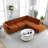 Addilynn Velvet L-Shaped Sectional-167796222-181686602