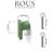 ROUS Hardware Art Deco L-Bar Cabinet Knob, Solid Aluminum, Matte Finish, Olive (Green) 1-Count-93546668