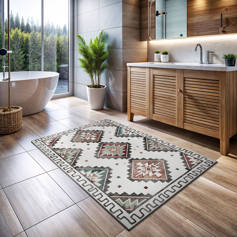 Tapis Koressa avec envers antidérapant, Rectangle 2 pi x 3 pi