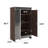 Elegant Mirrored Storage Cabinet With Versatile Functionality For Any Room