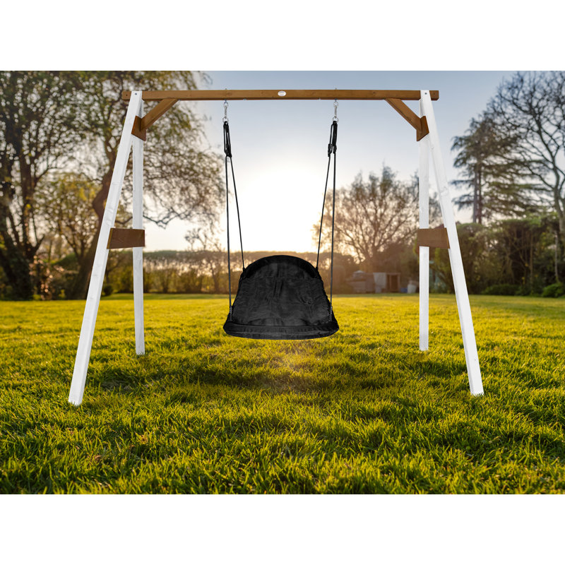 AXI Hemlock Swing Set with 1 Swing(s), White/Brown