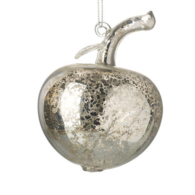 10cm Abstract Glass Holiday Shaped Ornament