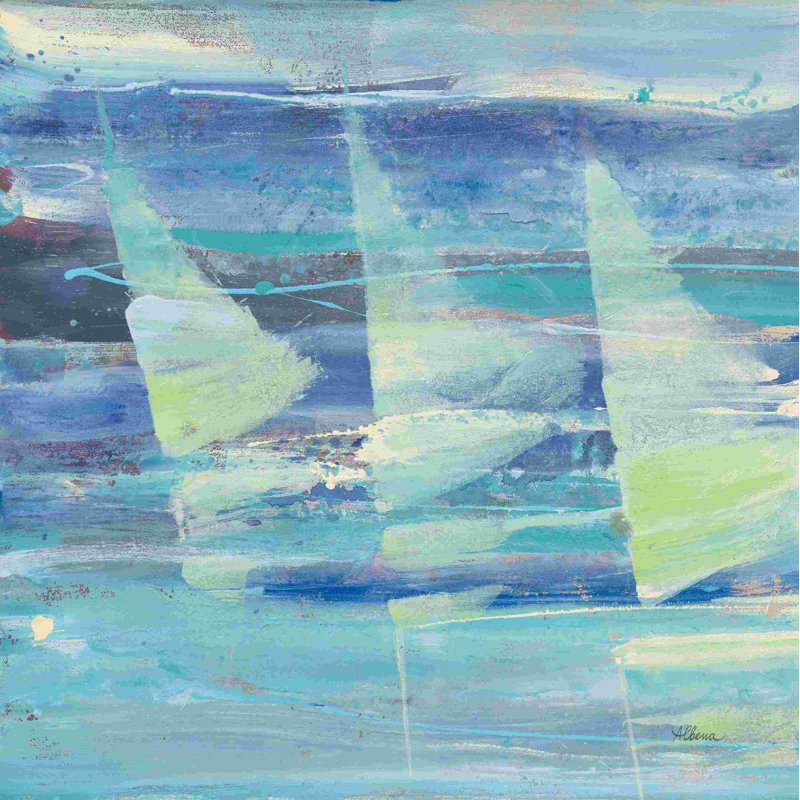 Voile d'été I, H 30 po x l 30 po, Non, Cadre photo noyer