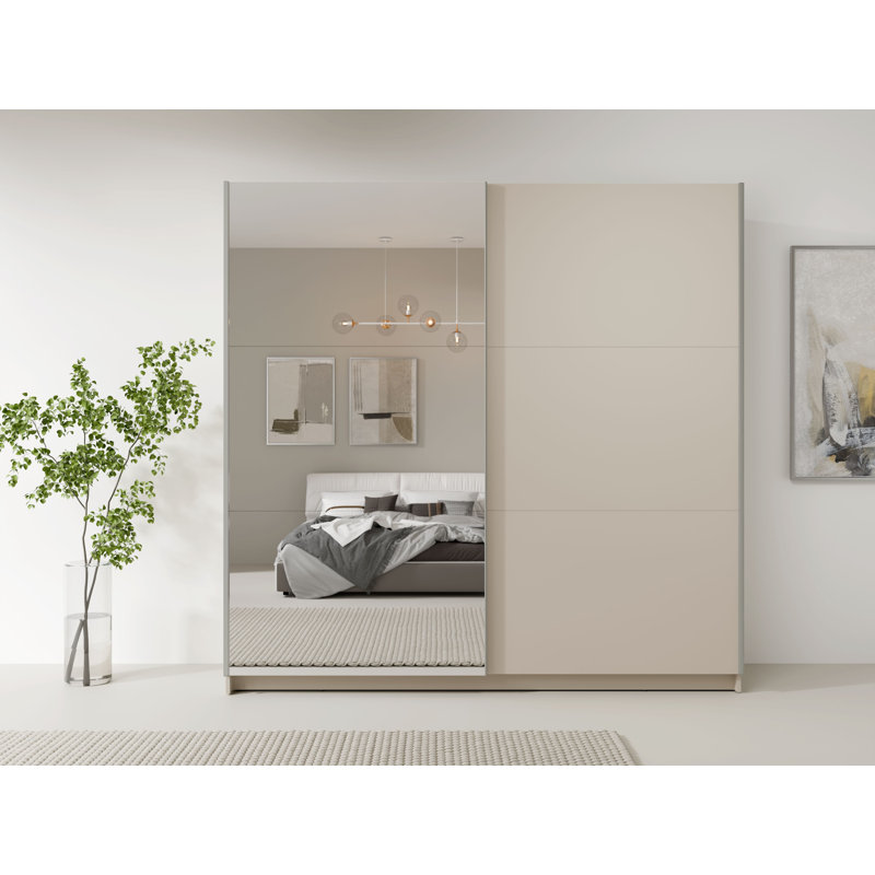 Laminate Wardrobe, Desert Sand, 525.78cm H x 382.52cm W x 156.21cm D