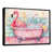 Black Floater Framed