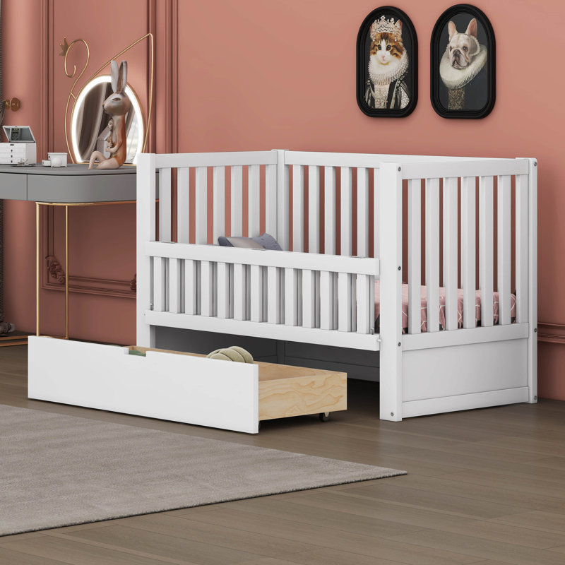 Lit de bébé Harpreet, Blanc