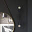 Applique murale à bras noir mat 2 lumières Lund