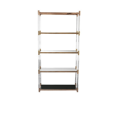 Étagère à livres en acier H 79 "x l 39" Varossi