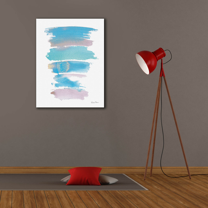 «Sideway 2 Pastel» par Farida Zaman, art mural sur toile, 26 po x 34 po