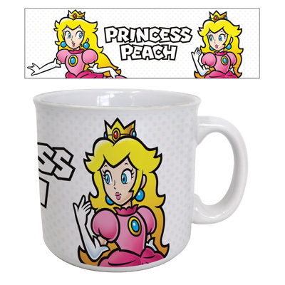Mario – Princess Peach-Name 20oz. Camper Mug