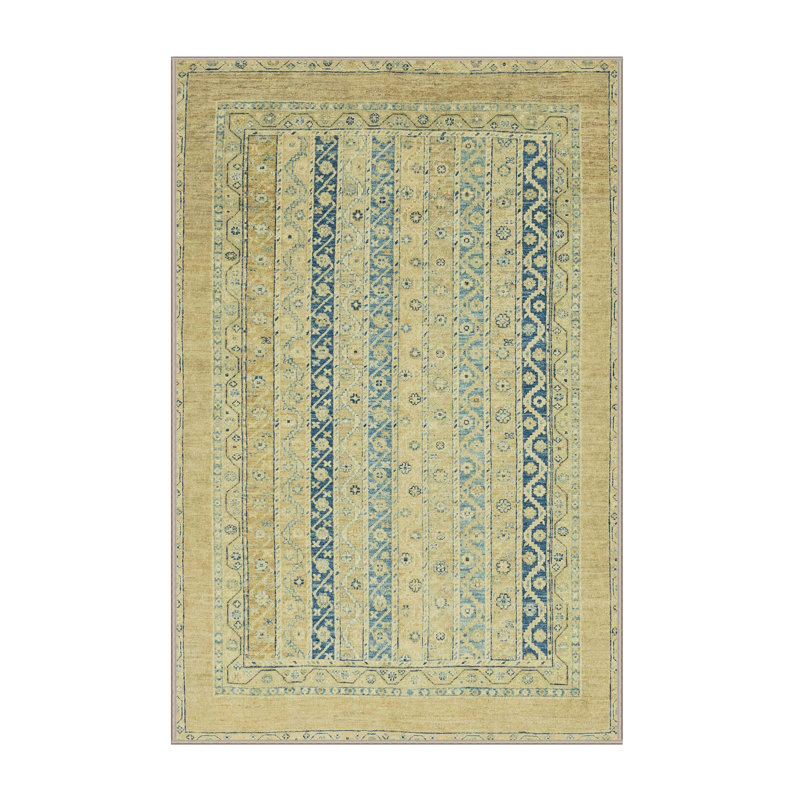 Abstract Indoor Rug, Rectangle 2' x 4'
