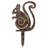 Hand-Painted Metal Garden Object, 17.3 x 9.1 inches | 100% Metal Construction, Thickness: 0.06 inches | Lightweight at 0.9 lbs, No Assembly Required | Unique Decorative Accent for Your Outdoor Space-171857177