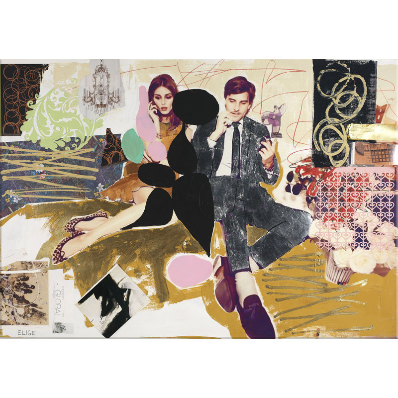 Les collectionneurs par Elige - peinture sur toile tendue