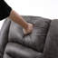  Fauteuil inclinable électrique en cuir synthétique surdimensionné de 39,8 po de large avec port USB-1847845167