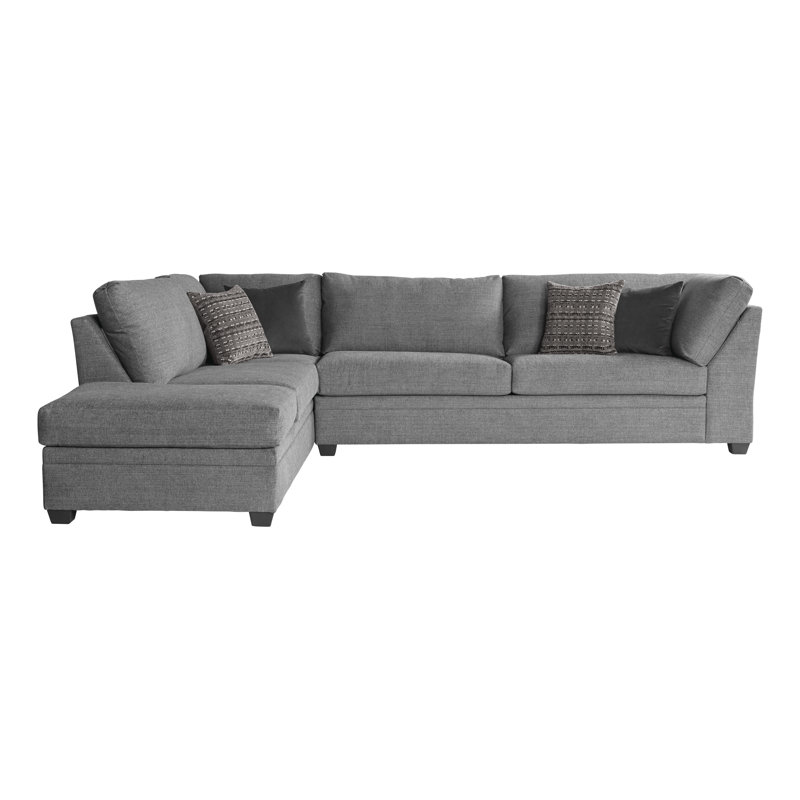 Canapé et chaise longue Allisson de 130 po Allisson, Orienté à gauche (vu de face), Ciment