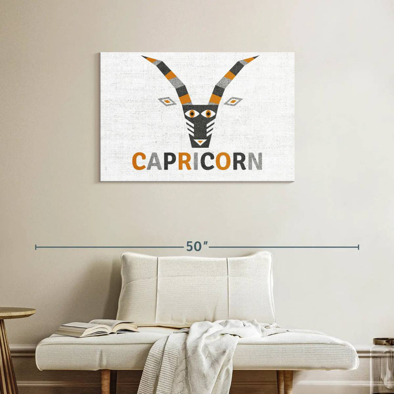 Adella Geometric Capricorn, 24" H x 36" W