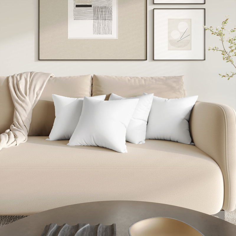 16'' x 16'' THROW PILLOW INSERTS (SET OF 4), 16X16''