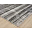 Annais Modern Embossed Contemporary Living Room Area Rug - Striped Design,Grey-206397720