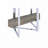 Libby Chrome Finish Bookshelf
